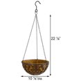 thumbnail image 2 of Esschert Design Cast Iron Hanging Basket, 10-Inch, 2 of 3