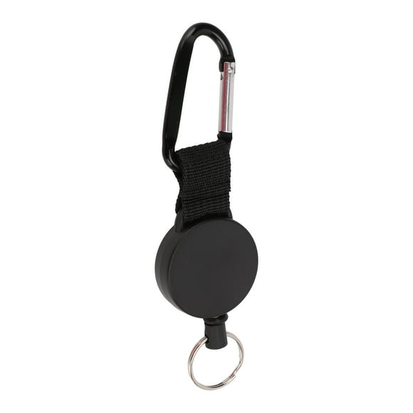 Retractable Key Chain Retractable Key Rings Badge Reel With Steel Cord Retractable Key Chain Heavy Duty Carabiner Key Holder Keychain Lanyard Badge Reels With Steel Wire
