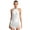 White, variant on Womens Tassel Leotard Halter Neck Sleeveless Fringe Bodysuit Rhinestone Latin Jazz Dress White S