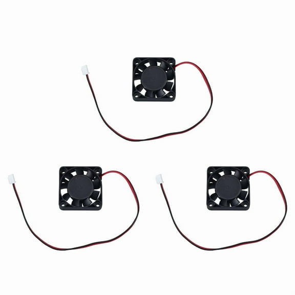 3pcs 40mm X 40mm X 10mm 4010 9 Blade Brushless DC 12V Cooling Fan