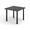 Black-Wide Slatted Top, variant on SUMMIT LIVING 37" Square Outdoor Patio Dining Table with 1.57" Umbrella Hole for 4-Person, All-Weather Metal Furniture, Black