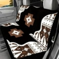 thumbnail image 4 of Pzuqiu Aztec Automotive Seat Cover 4Pcs,Full Set Front and Rear Bench Cover Polyester Automotive Car Seat Protection for Women,Universal Fit for SUV, Truck, Van, 4 of 7