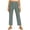 Green, variant on Women's Checkered Straight Leg Pants - Elastic Waist Casual Trousers, Loose Fit Plaid Pattern for Daily Wear,Red M