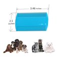 thumbnail image 3 of 3 Pack Dog Hair Flea Comb, Stainless Pin Dog Cat Grooming Tick Lice Comb,comb Set Of 3 Blue, 3 of 4