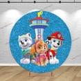 thumbnail image 3 of Fondo de fiesta de Paw Patrol Skye Marshall Everest con cubierta redonda para niña, fondo de cumpleaños, decoraciones elásticas cilíndricas para perros Moto HQ, 3 of 4