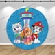 thumbnail image 3 of Fondo de fiesta de Paw Patrol Skye Marshall Everest con cubierta redonda para niña, fondo de cumpleaños, decoraciones elásticas cilíndricas para perros Moto HQ, 3 of 4