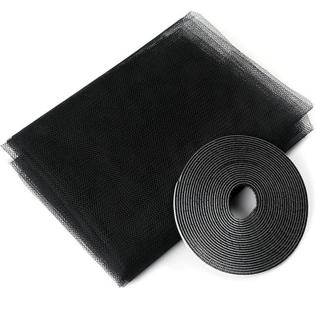Xingzhi Window Screen Mesh Net Accessories Home Anti-Mosquito Drape Fittings Square DIY Black Fly Netting Tool with Sticky Tape