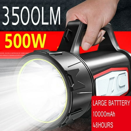 USB Rechargeable LED Work Light Waterproof Flashlight Handheld Torch Outdoor Working Searchlight Spotlight Light