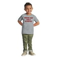 thumbnail image 3 of Watch Out I Have A Big Brother Cute Toddler Boy Girl T Shirt Infant Toddler Brisco Brands 2T, 3 of 6