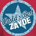 thumbnail image 3 of CafePress - Worlds Best Zayde Dark T Shirt - Men's Classic Graphic Cotton T-Shirt, 3 of 4