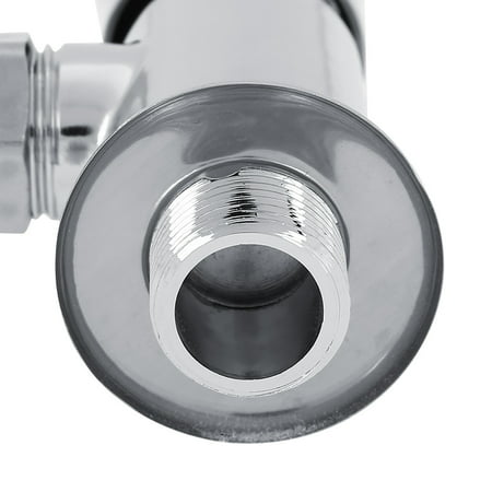 

Tebru Flush Valve Manual Flush Valve Durable Zinc Alloy Flush Valve Office Hotel Bathroom Toilet Hand Pressing Flushing Tool