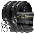 thumbnail image 3 of Hart Brakes Front Rear Brakes and Rotors Kit |Front Rear Brake Pads| Brake Rotors and Pads| Ceramic Brake Pads and Rotors - BHCC.34088.02, 3 of 4