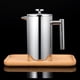 thumbnail image 3 of 800 ml Kaffebryggare, dubbelväggig rostfritt stål fransk press, 3 of 4