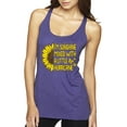 thumbnail image 1 of Wild Bobby, I'm Sunshine Mixed With A Little Hurricane , Inspirational/Christian, Women Tri-Blend Racerback Tank Top, Purple Rush, Large, 1 of 5