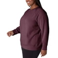 thumbnail image 7 of Eddie Bauer Women's Crewneck Sweatshirt Brushed Four Way Stretch Casual Active Top-Red / L, 7 of 7
