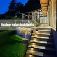 thumbnail image 5 of Magicorange 16 Pack Solar Deck Lights, Outdoor LED Garden Lights Waterproof for Stairs, Terraces, Fences, Courtyards, Walls, Railings Decoration (Warm White), 5 of 7