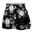 thumbnail image 5 of nerohusy Womens Culottes Hawaiian Floral Printed Skirt Tennis Skirt Tummy Control Skorts Skirts High Waisted Workout Golf Skort with Pockets, 5 of 5