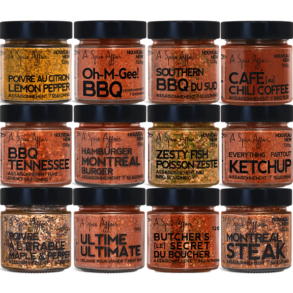 The Holy Grill 12-Pack BBQ Kit - A Spice Affair