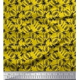 thumbnail image 1 of Soimoi Rayon Fabric Palm Tree & Pine Fruits Print Sewing Fabric Yard 42 Inch Wide, 1 of 3