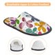 thumbnail image 3 of Fotbe Colorful Butterflies Pantuflas Peludas para Mujer con Estampado, Zapatillas de Peluche, Zapatos de Invierno para Casa, Uso Interior y Exterior-Large, 3 of 8