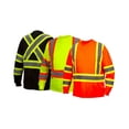 thumbnail image 4 of Pyramex Safety RCLTS3120X2 Long sleeve moisture wicking t-shirt in orange - 2X large, 4 of 11