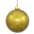 thumbnail image 1 of Vickerman Vickerman 8" Olive Shiny Ball Christmas Ornament, 1 of 3