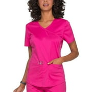 Women's Fashion Essentials Stretch Rayon Mock Wrap Top