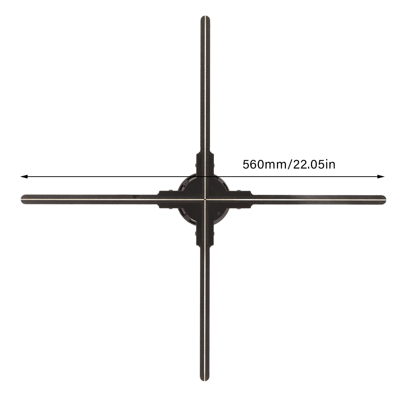 Ccdes 600 mm 3D Holographic Advertising Electric Household Fan