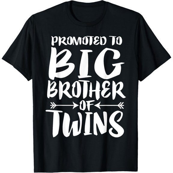Playful Comfort Tee - Promoted To Big Brother Of Twins T-Shirt