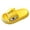 Yellow, variant on Kids Slide Sandals Cute Cartoon Open Toe Anti Slip Cool Slippers Summer Boys Girls Beach Pool Shower Shoes 3.5-15 Years