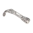 thumbnail image 4 of DYNWAVECA Bike Fork Mount Headlight Bracket, Mounting Base Titanium Alloy for Folded Bikes Fixing Rack, Road Bicycle Headlight Holder Silver, 4 of 8