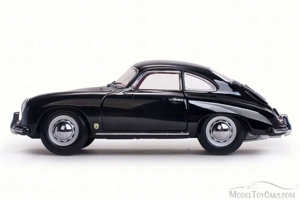 1957 Porsche 356A 1500 GS Carrera GT Coupe, Black - Sun Star 1328 - 1/18  Scale Diecast Model Toy Car