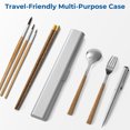 thumbnail image 5 of Lightweight Aluminum Toothbrush Travel Case, Portable Hygienic Toothbrush Storage Box, Durable Holder for Travel Business Trip Camping & Bathroom - 1Pack, 5 of 6