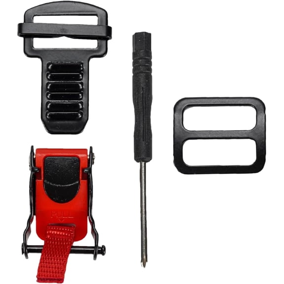 Helmet Quick Release Buckle Kit for Motorcycle Helmet, Metal Motorcycle Helmet Accessories,Motorcycle Helmets Easy Installation, Compatible with Half, 3/4, Full Face Helmet(1set - LI)