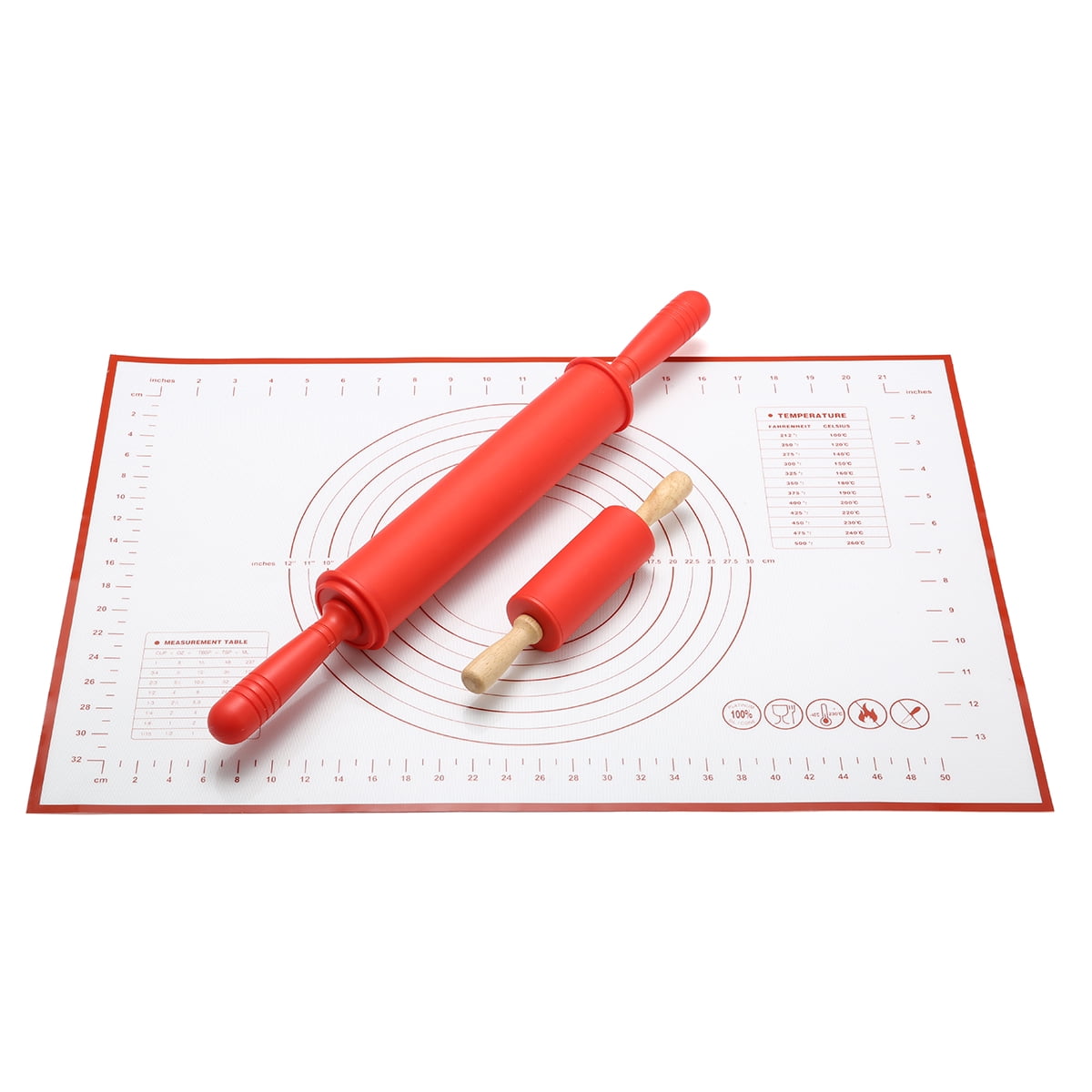 Silicone Baking Mat Set Non Stick Heat Resistant Cookie Sheets