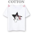 thumbnail image 4 of Camiseta Kuromi, camiseta de manga corta de algodón de verano 2024 para niños y niñas, camiseta de anime japonés Kawaii, camisetas para bebés, 4 of 5