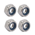 thumbnail image 1 of Unique Bargains 4pcs M10 x 1.5mm Pitch Metric Thread 304 Stainless Steel Left Hand Lock Nuts, 1 of 5