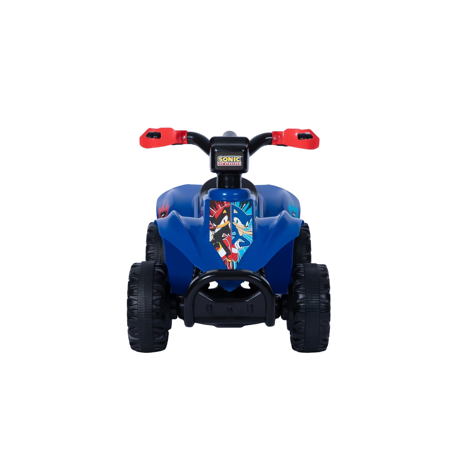Sonic ATV Quad, 6V Battery Powered Ride On for Kids Ages 1.5+, Blue