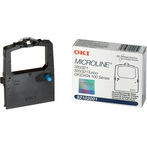 Oki, OKI52102001, 52102001 Printer Ribbon, 1 Each