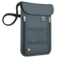thumbnail image 1 of Cartera de viaje Lewis N. Clark Stash Neck con bloqueo RFID, color carbón, 1 of 7