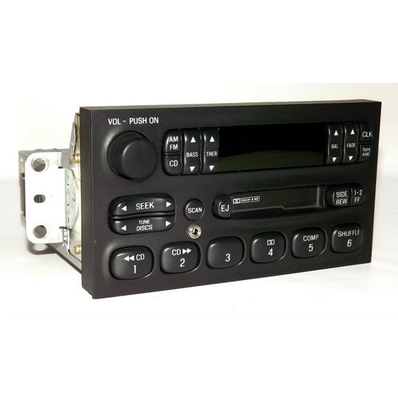 Restored Mercury Villager 199902 AM FM Cassette w CD Control & Aux Input XF5F19B132AC (Refurbished)