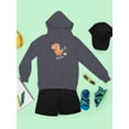 thumbnail image 3 of Sketch Dino Roar Hoodie Juniors -Image by Shutterstock,  Small, 3 of 4