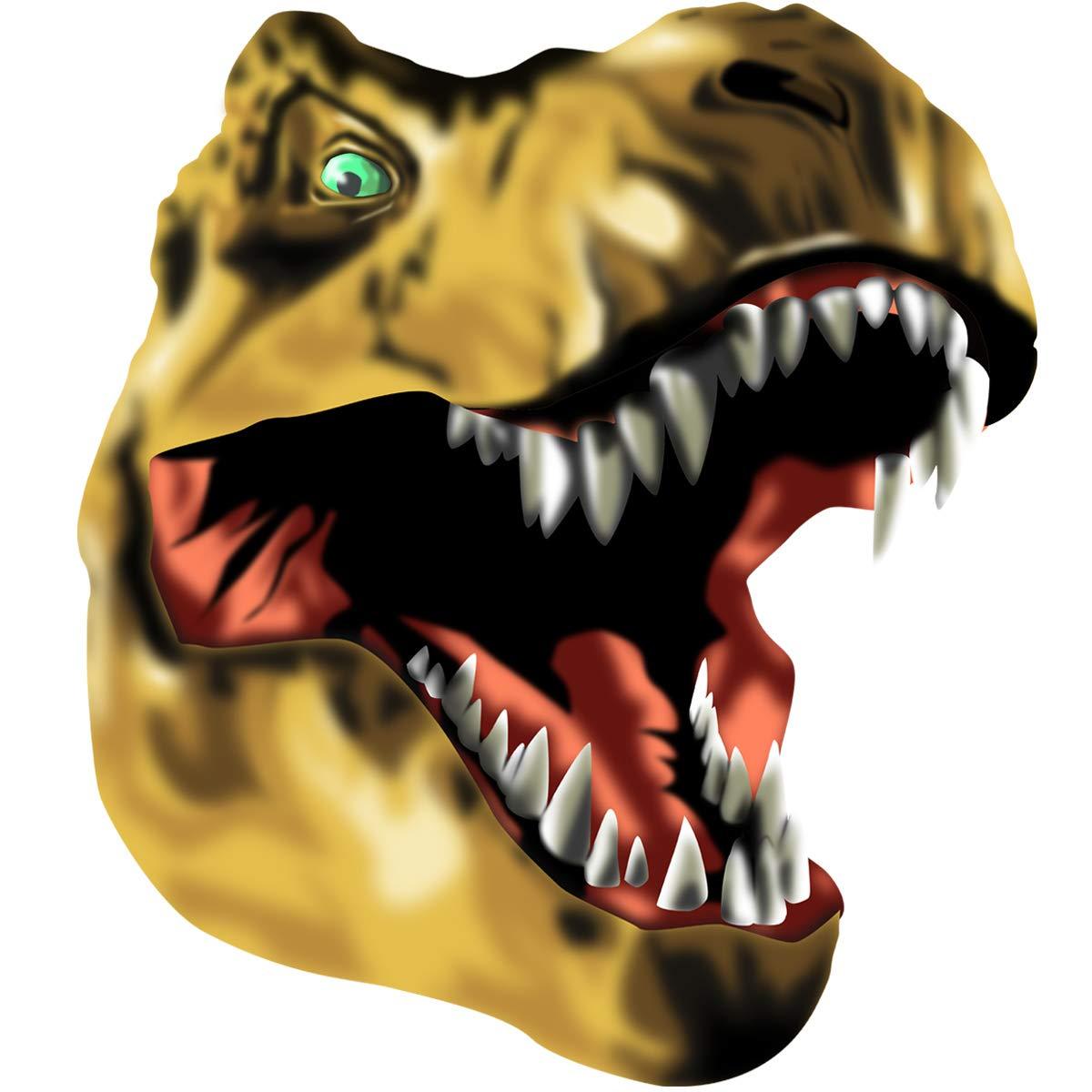 VWAQ Dinosaur Head Decal T-Rex Vinyl Wall Sticker Prehistoric Boys Room Decor - CAW2