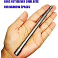 thumbnail image 3 of Impact Nut Driver Set, 6 Inch (150mm) Long Magnetic Tip Nut Setter Drill Bit Extension, Quick Change 1/4" Hex Shank 6mm Nut Setter Driver Drill Bits- 5 pcs, 3 of 5