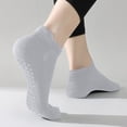 thumbnail image 2 of Lunxisen 2 Pcs Pilates Grip Socks Non Slip Yoga Socks for Women Workout Fitness Studio Essential, 2 of 9