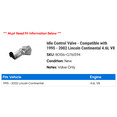 thumbnail image 2 of Idle Control Valve - Compatible with 1995 - 2002 Lincoln Continental 4.6L V8 1996 1997 1998 1999 2000 2001, 2 of 2