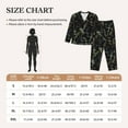 thumbnail image 4 of Pajama Sets for Women 2 Pcs, tree vine Button Down Long Sleeve Sleepwear Lounge PJ Sets, 4 of 6