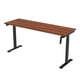 thumbnail image 2 of Escritorio de Altura Ajustable Randu Manual Base Negra Tablero 180x60 25mm Madera Obscura, 2 of 2