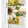 thumbnail image 5 of HGUAN Welcome Spring Summer Sunflower Decorative House Flag, Bee Garden Yard Outside Decorations, Farmhouse Outdoor Large Home Decor Double Sided, 5 of 7