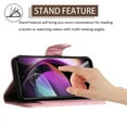 thumbnail image 5 of for Moto G Stylus 4G 2022 Wallet Case RFID Blocking Card Slots Holder with Shoulder&Crossbody Strap, Magnetic Folio Kickstand Handbag Flip Phone Cover for Motorola Moto G Stylus 4G 2022, Pink, 5 of 8